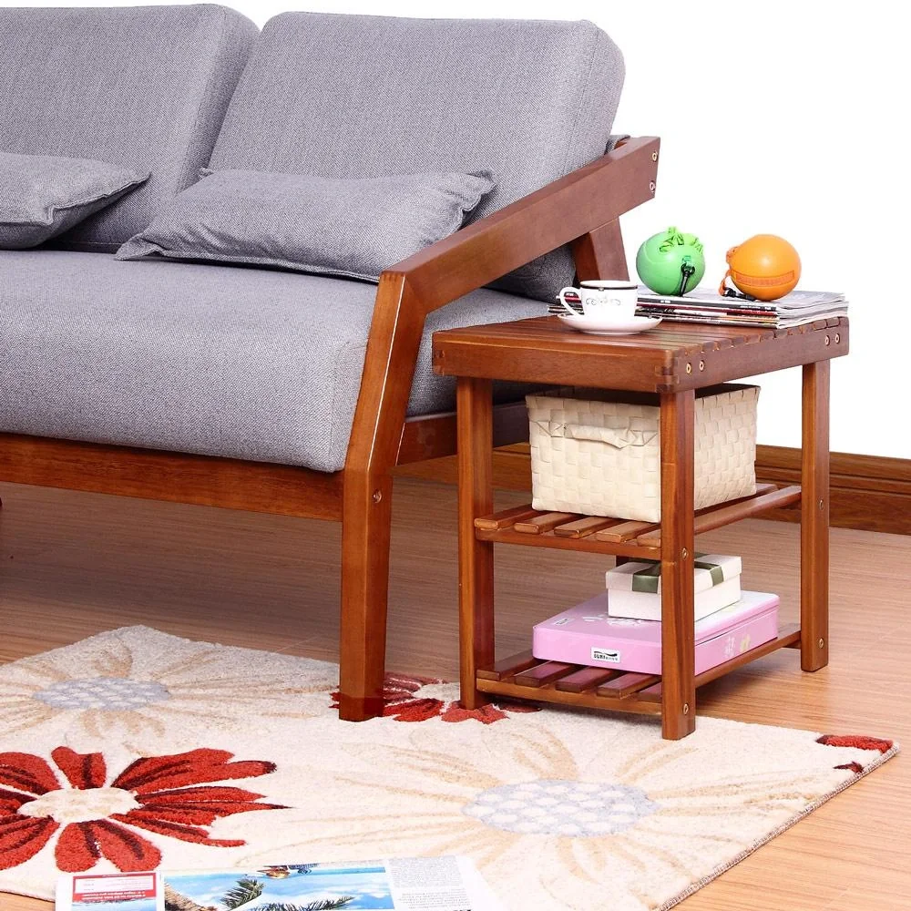 2in1 - Akazienholz-Schuhregal e - 7