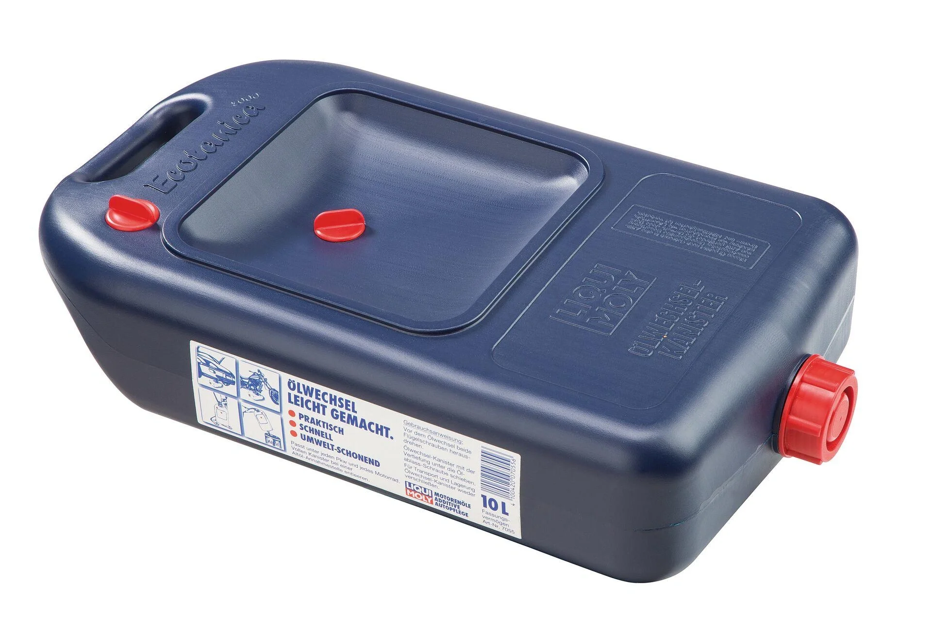 Ölwechsel-Kanister, 10 Liter Fassungsvermögen, passend für PKW und LKW - 1