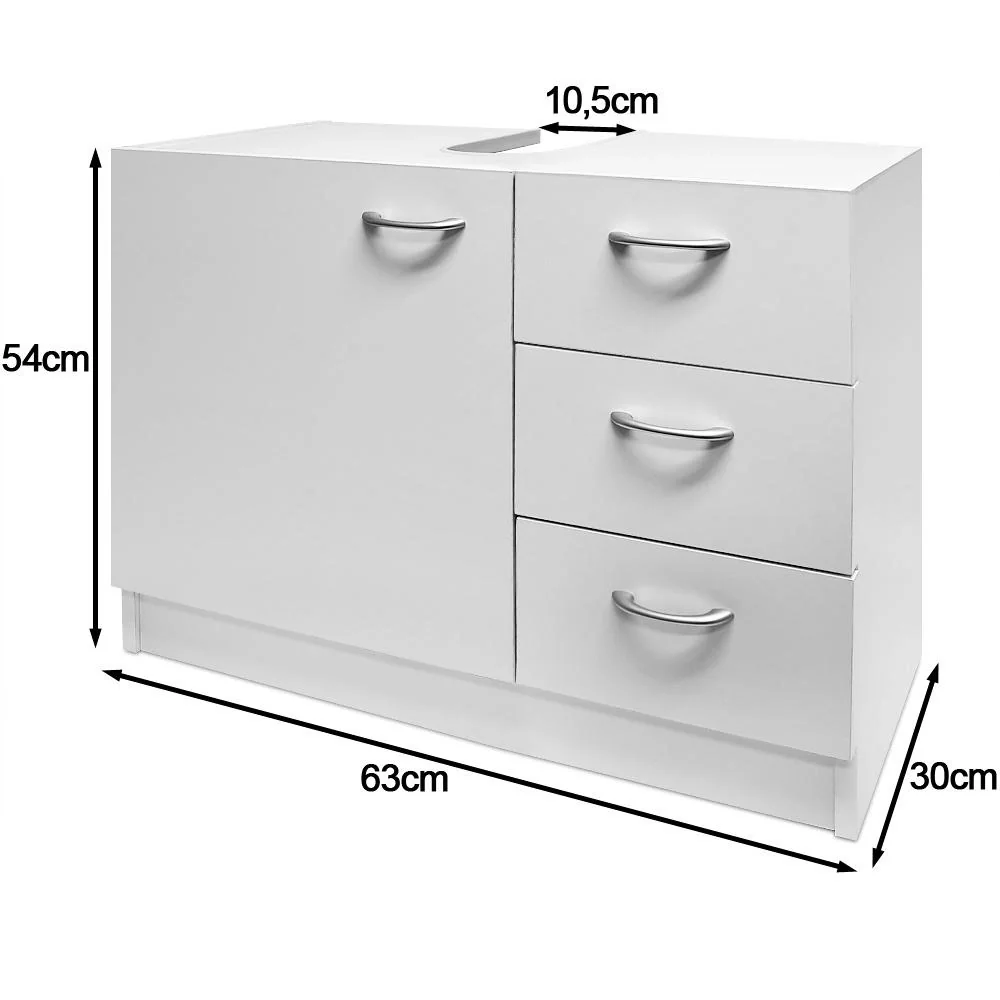 Schrank für Waschbecken - Kabinett 63x54x30 - 9