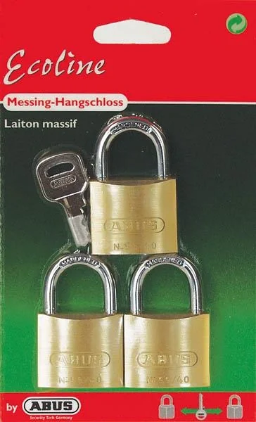 Vorhängeschlösser Set 3-teilig - 3