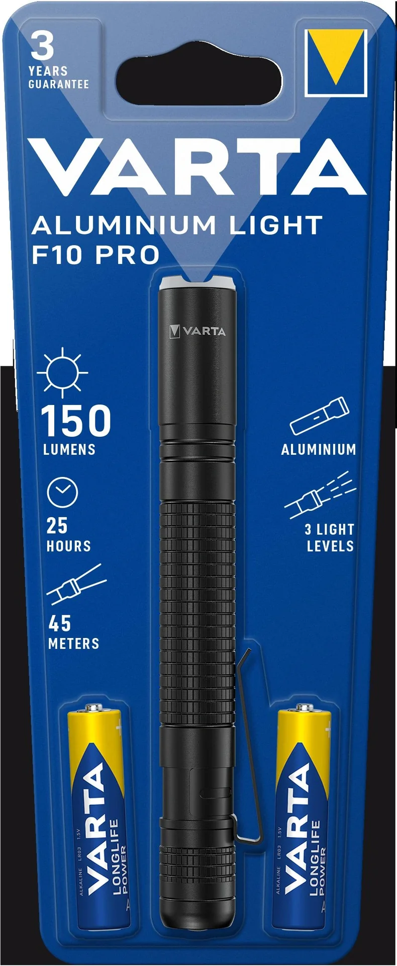 LED Taschenlampe - F10 Pro Aluminium Light, stoßfest - 3