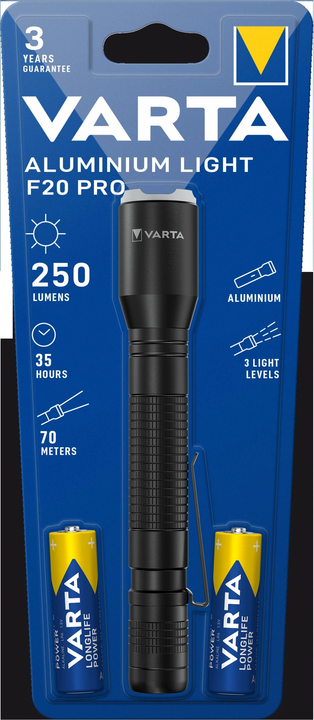 LED Taschenlampe - F20 Pro Aluminium Light, stoßfest - 3