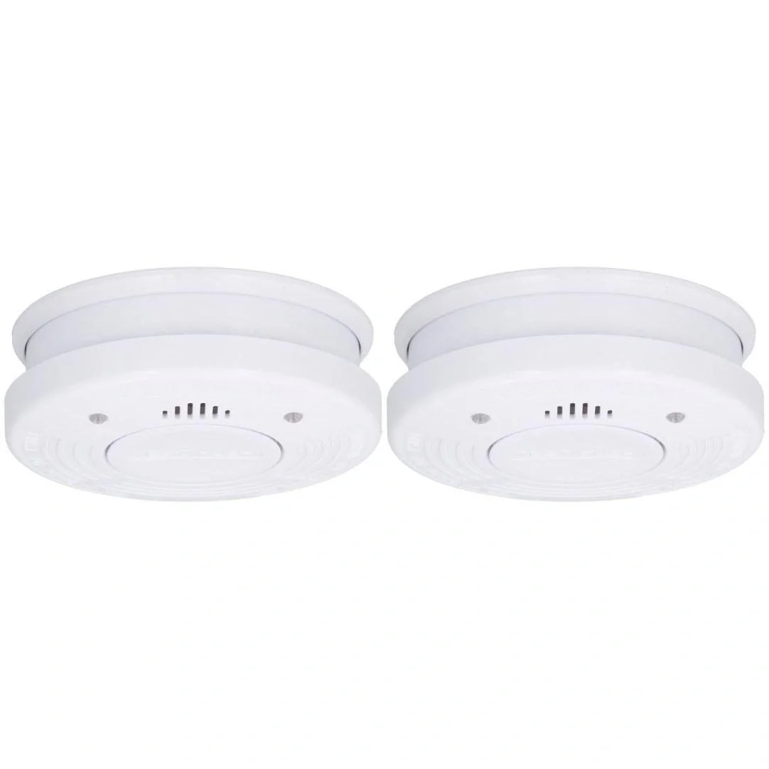 2x Optischer Rauchmelder 10 Jahre Lebensdauer - 85 dB - Weiß - 7