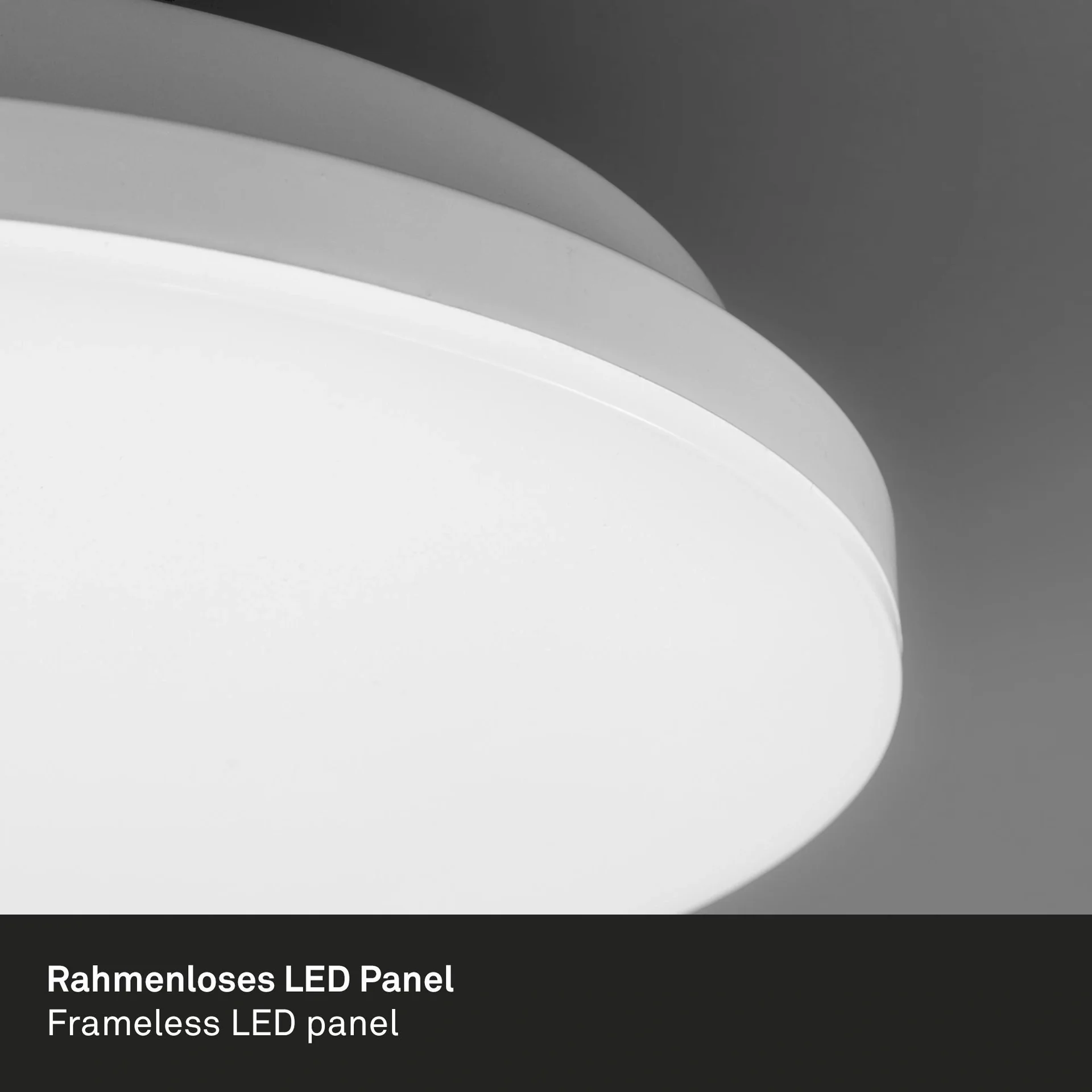 Rahmenloses LED Panel, rund, Ø 30, 12 Watt, weiß - 9