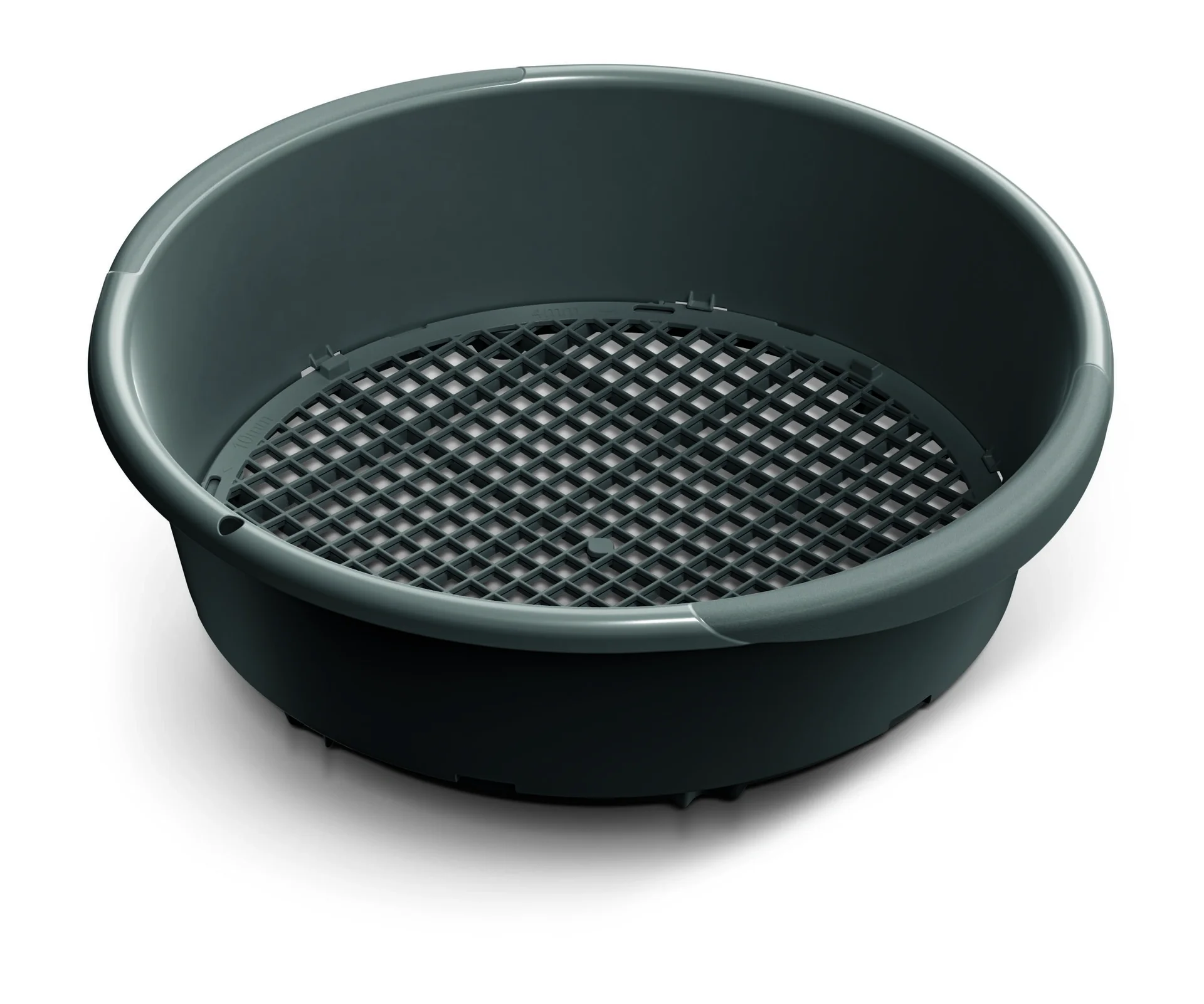 Gartensieb RESPANA, schwarz, Durchmesser 374 mm - 3