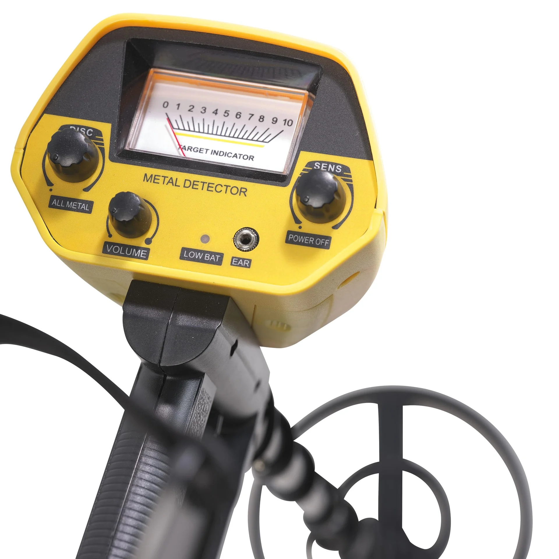 Metalldetektor, Leichtbauweise, 20 cm Suchspule, optische und akustische Anzeige - 5