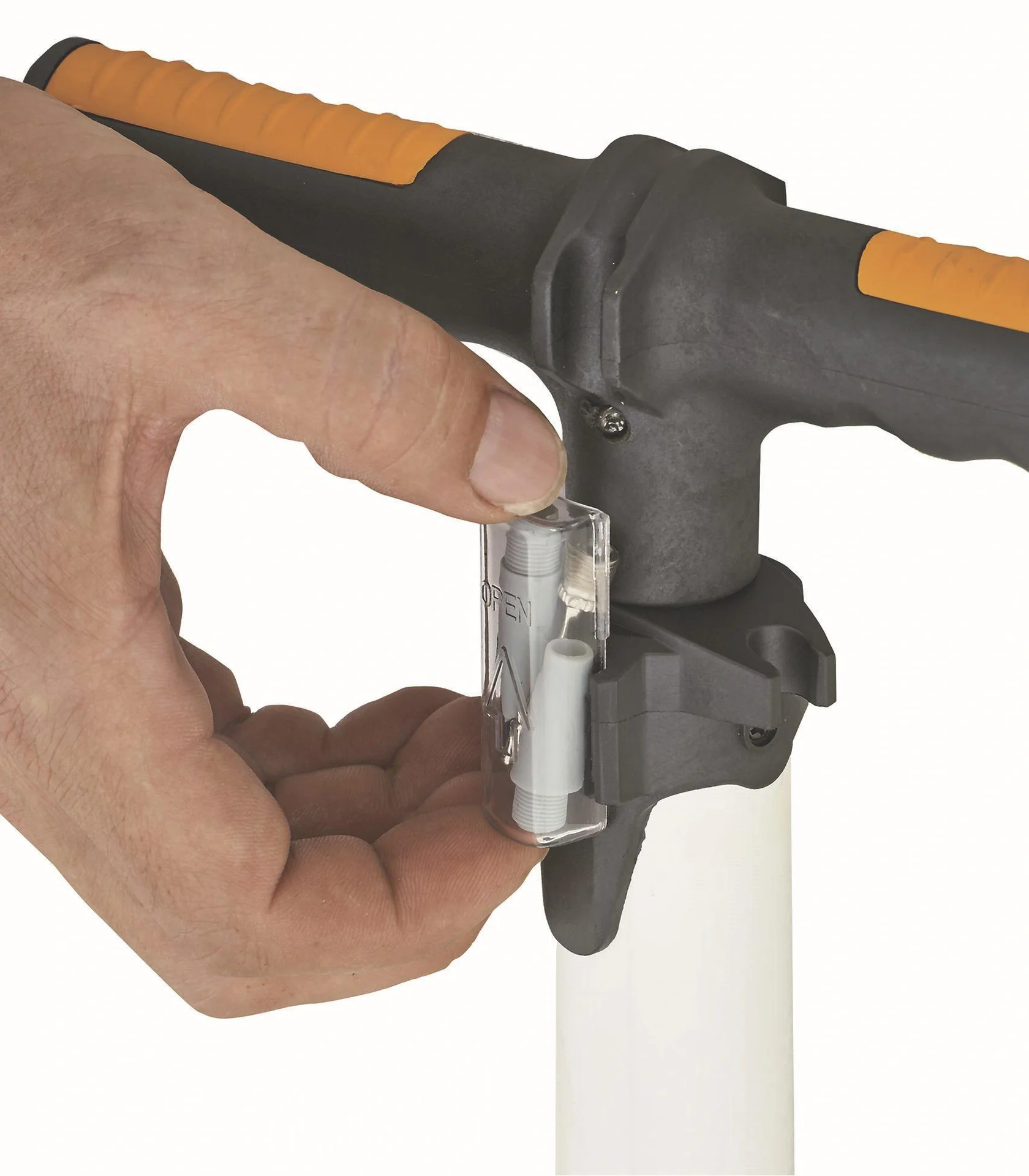 Hochleistungs-Alu-Standluftpumpe mit Digitalmanometer. - 4