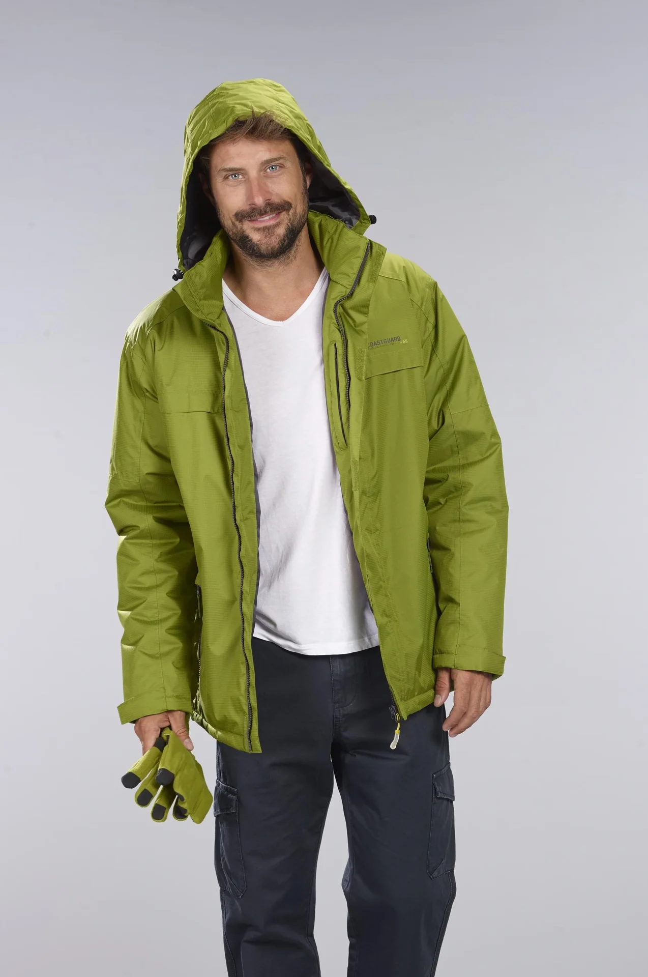 Funktionsjacke Farbe grün, atmungsaktiv, winddicht und wasserabweisend, Gr.M - 11