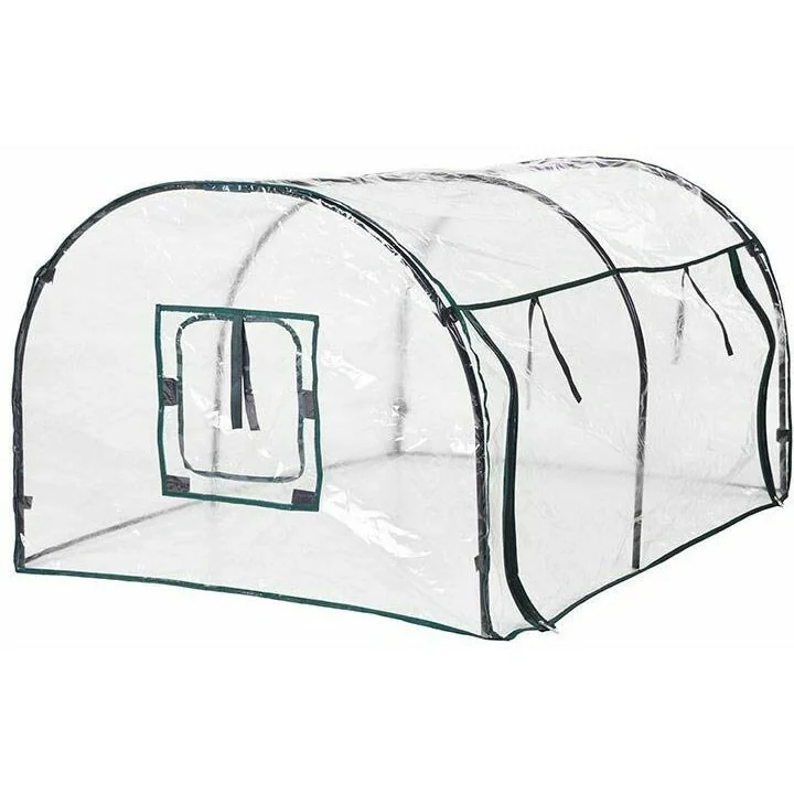 Pro Garden Gewächshaus - mit Metallrahmen - 120x 80 x H60 cm - 2