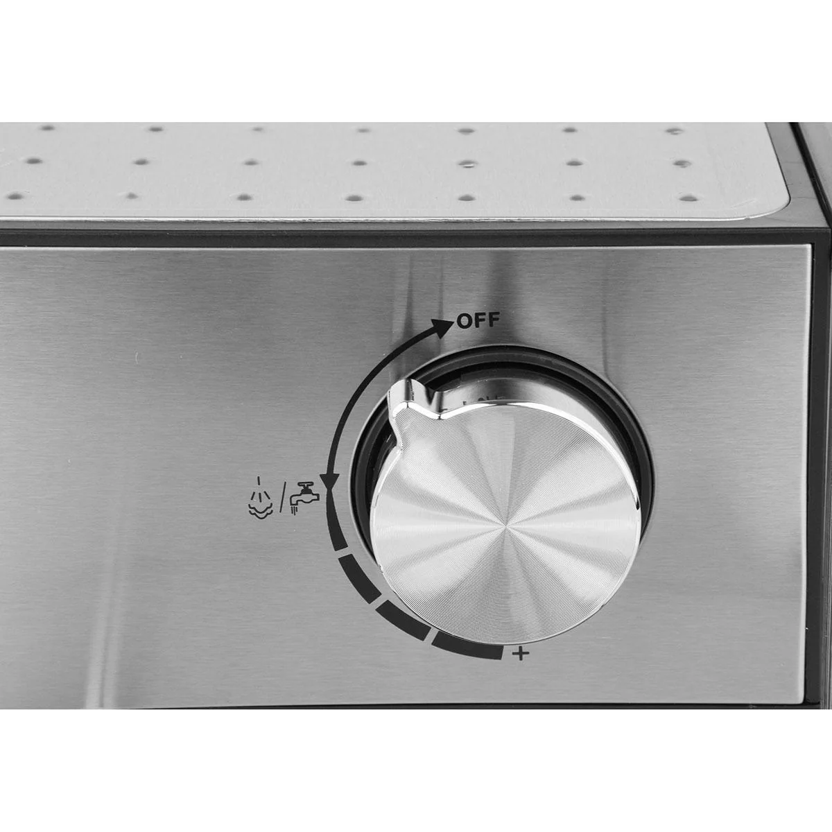 Kolbenmaschine mit Aufschäumer - 850W - 1,6 L - Edelstahl - 10