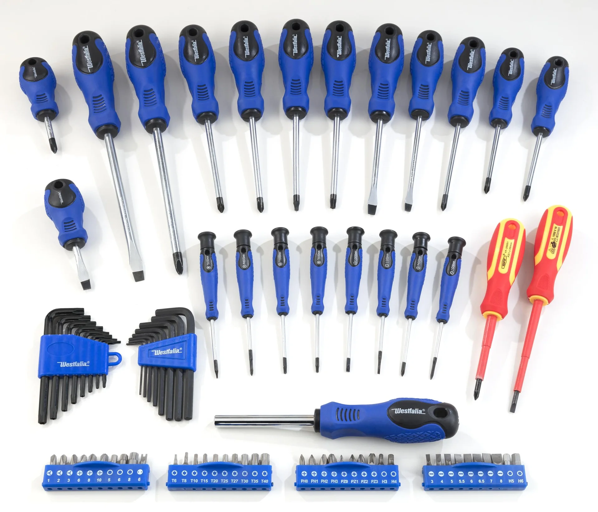 Schraubendreher- und Bit-Satz mit Halterung 81-teilig - 7