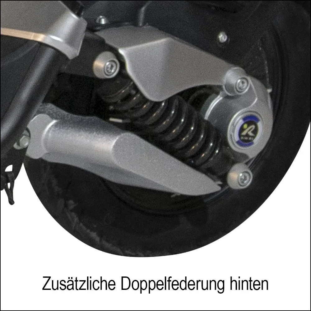 Design E-Roller "Max" 45 km/h weiß - 10