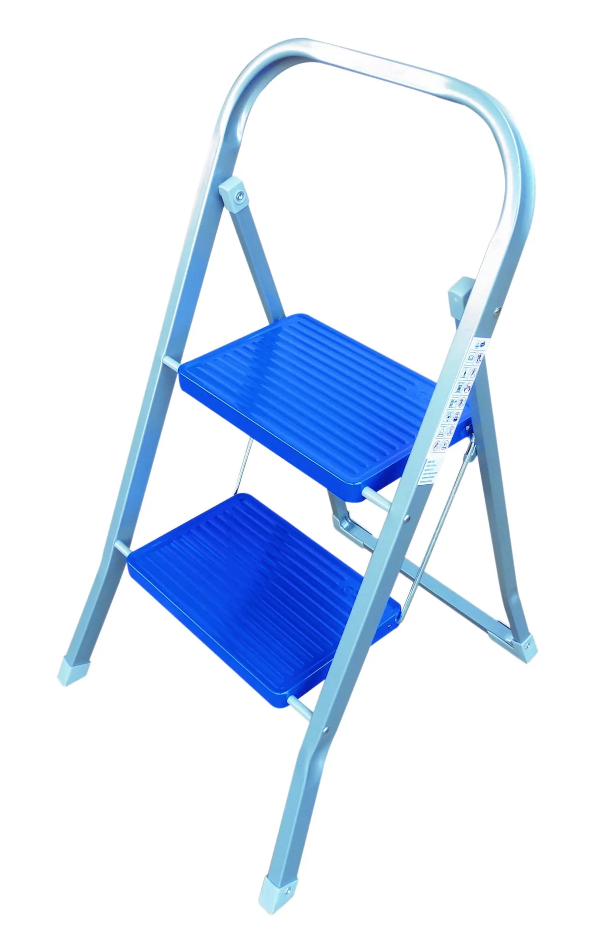 Klapptritt Stahl mit 2 Stufen - 1