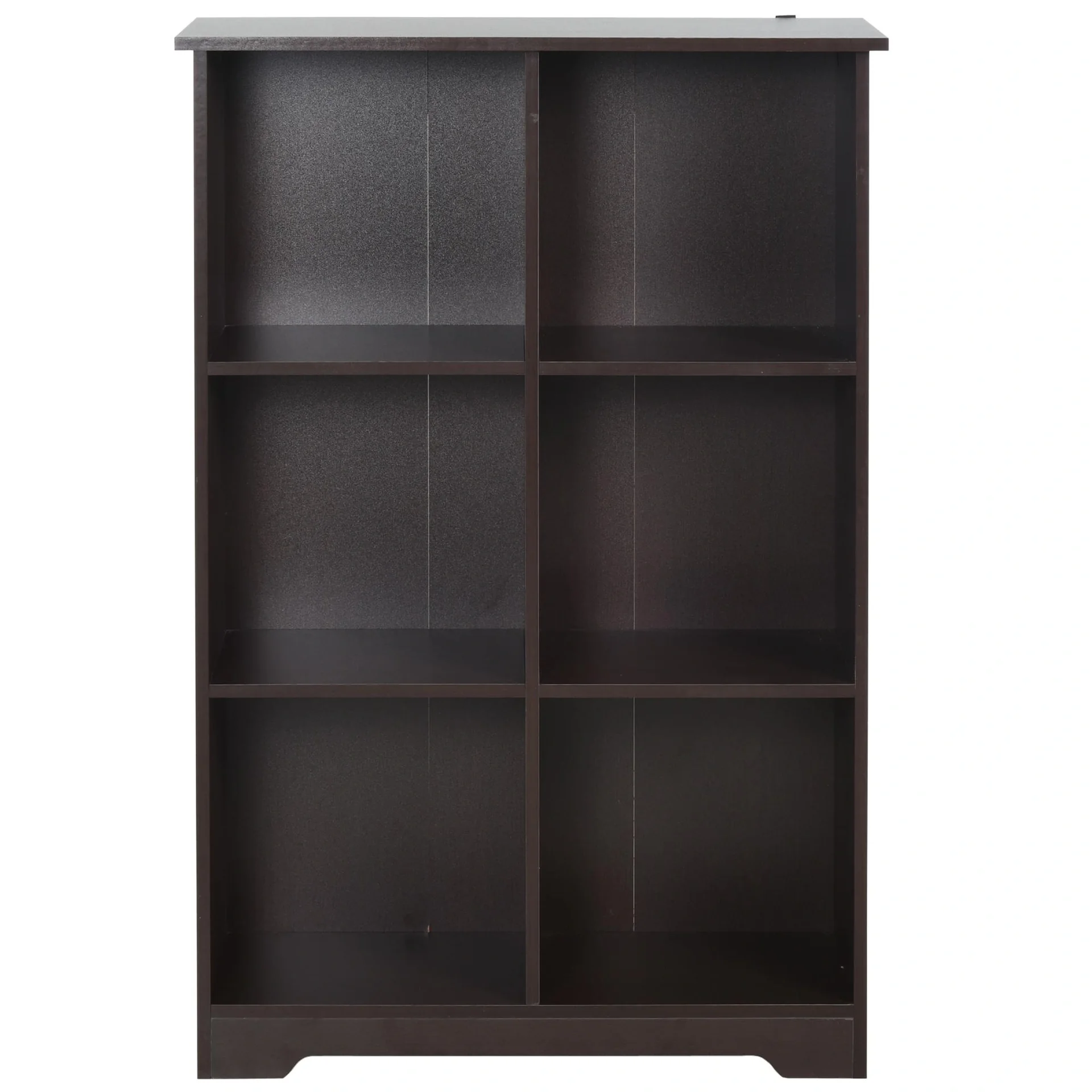 Würfelschrank mit 6 Fächern, kaffeefarben - 7