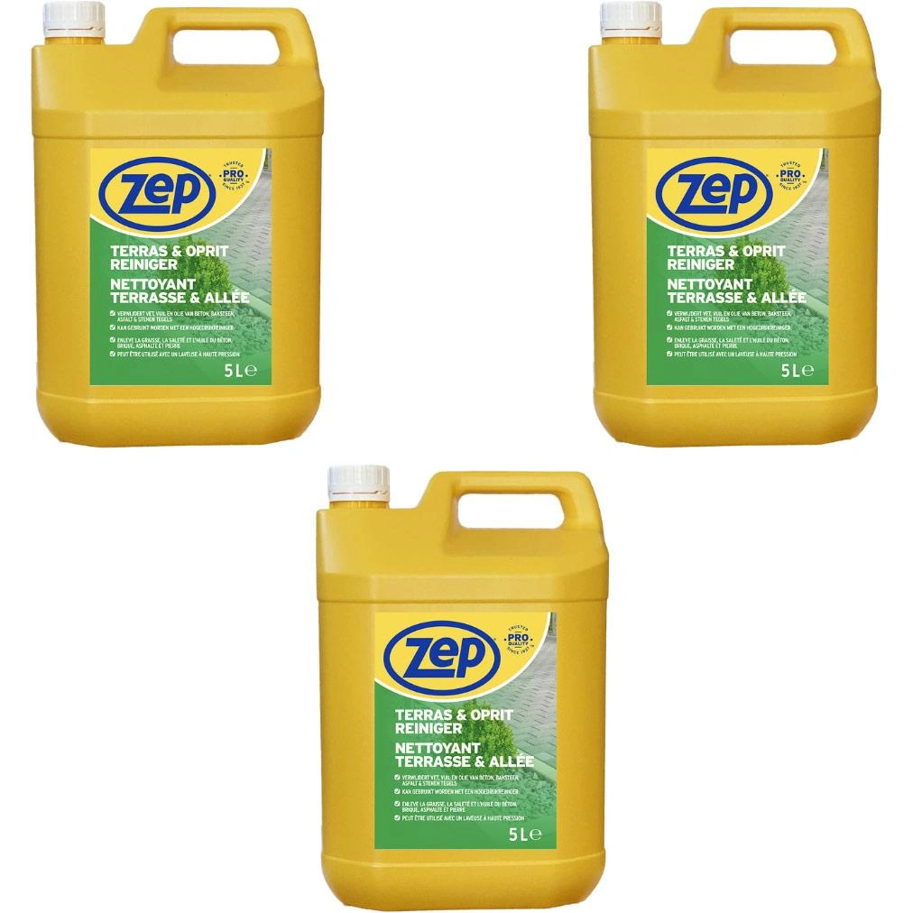 Terrassen- & Auffahrtsreiniger - 5 L x 3 Stück - Aktionspackung - 3 Stück - 1