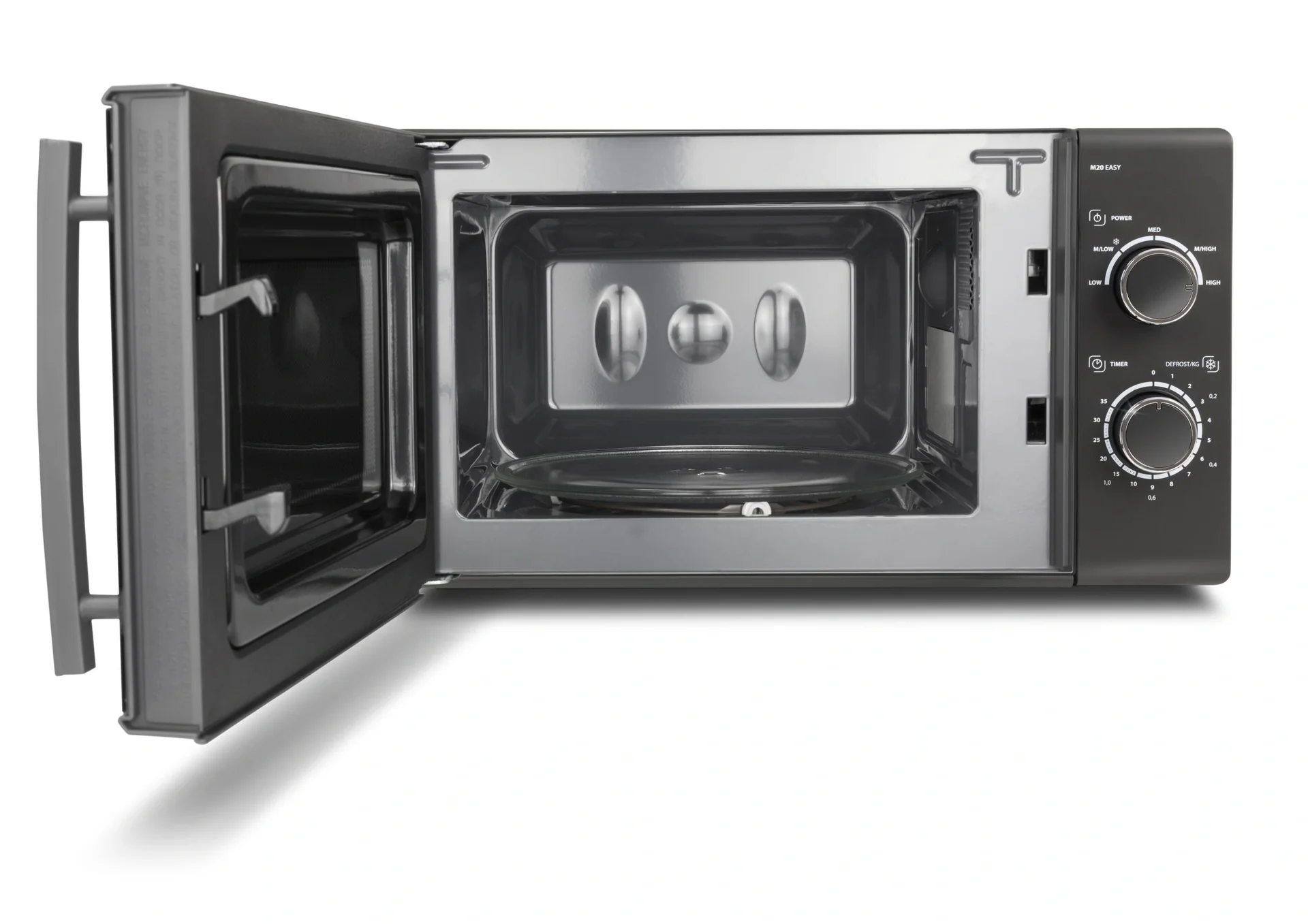 Mikrowelle „M 20 Easy“, Anthrazit, 20 Liter, 700 Watt - 5