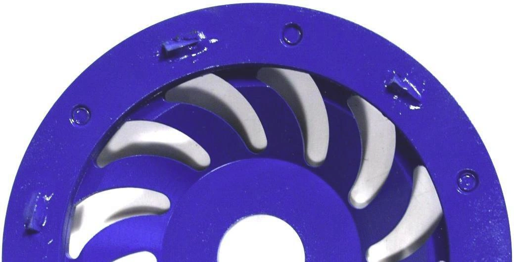 TT PK-Diamant Schleifteller D 125 mm mit spitzen Segmenten - 1