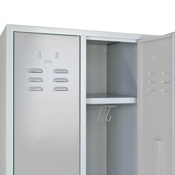 Umkleideschrank Spind RAL 7035, Komplett, 1775 x 890 x 500 mm - 4