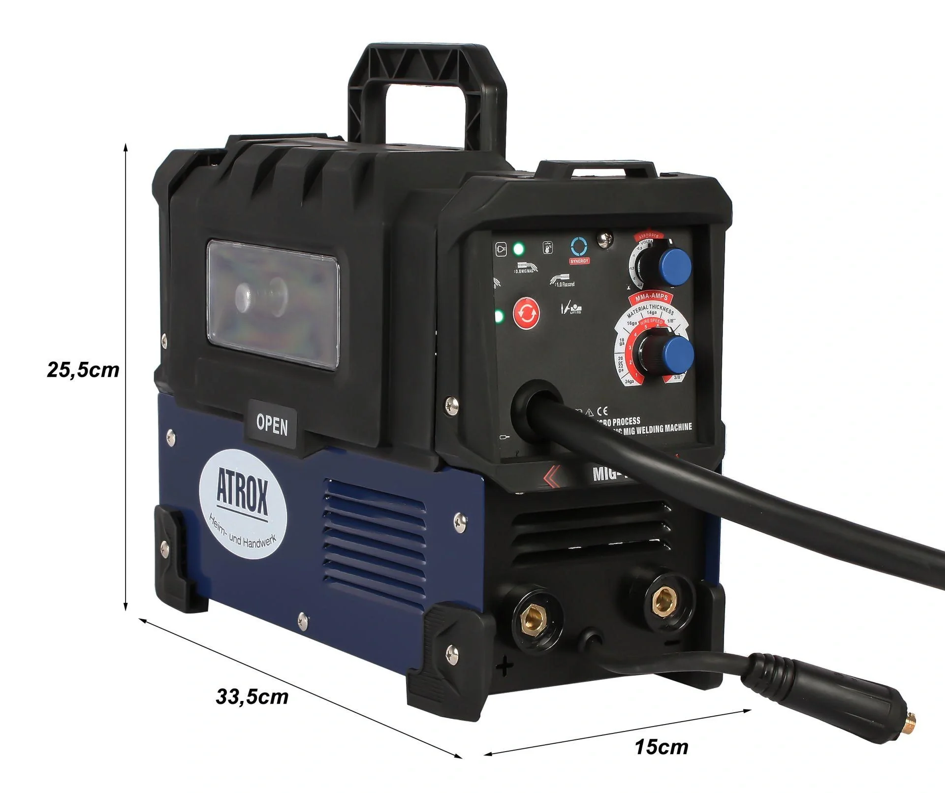 Schweißgerät 5-in-1 Mini-MIG 135 - 12