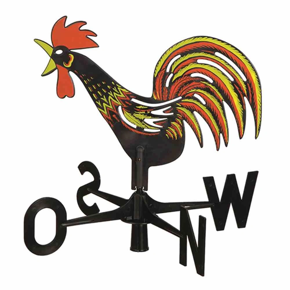 Wetterhahn aus Kunststoff bunt - 3