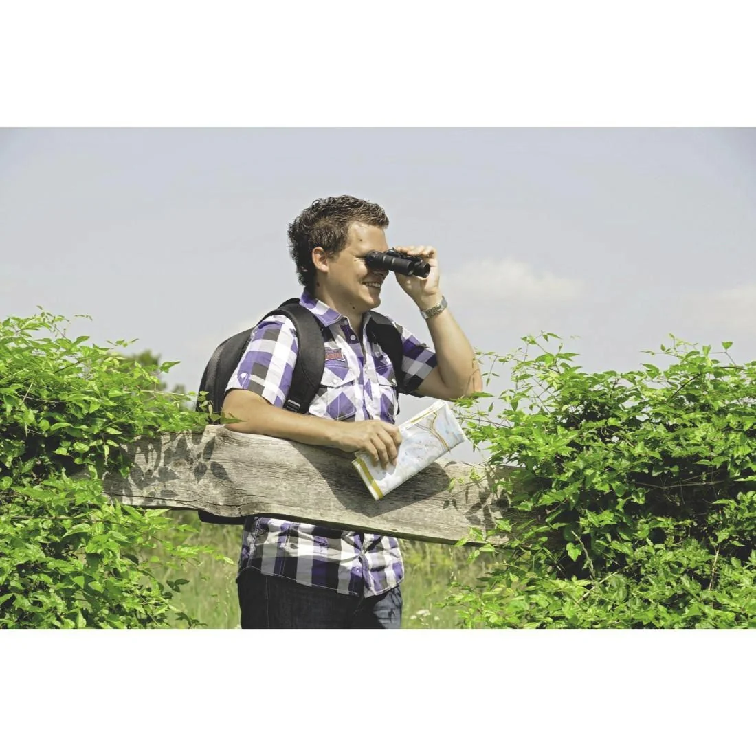 Kompaktes Fernglas "Optec" mit 12-facher Vergrößerung - 6