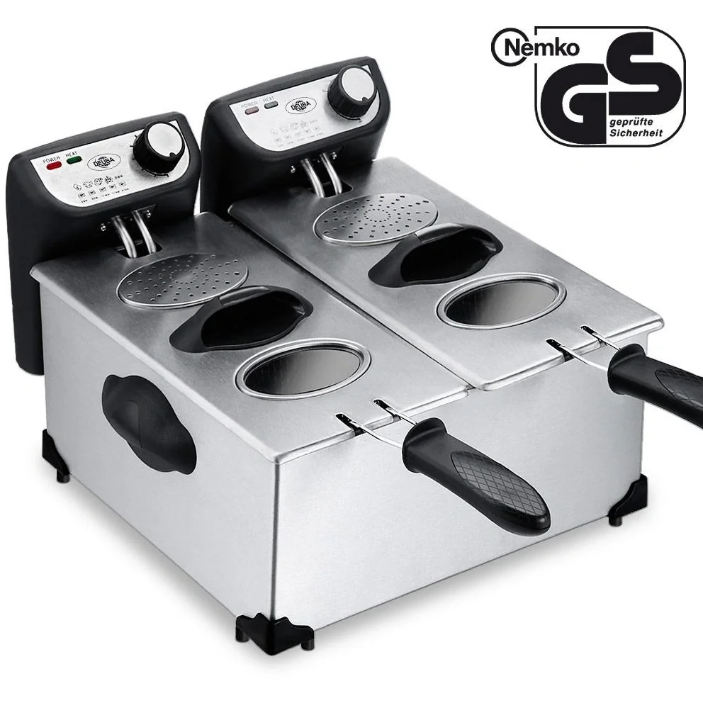 NL Fritteuse Doppelfritteuse - 2×3 Liter 43 cm - 5
