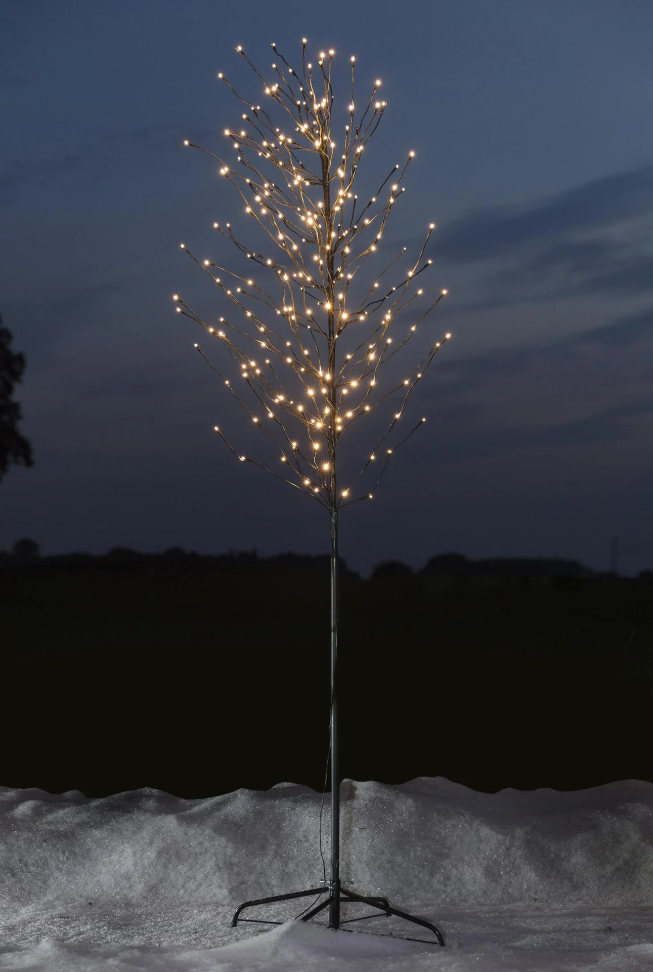 Deko Baum mit 240 warmweißen LEDs, 2,4 Meter - 2