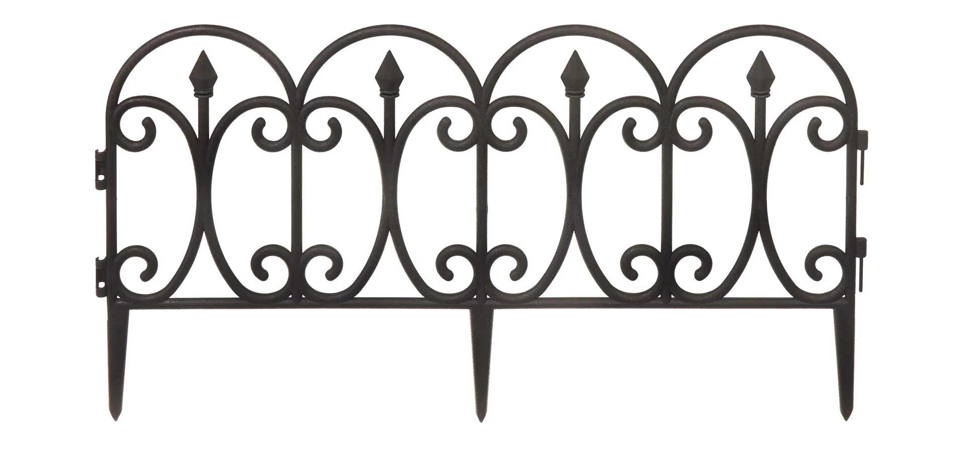 Gartenzaun in anthrazit - 1