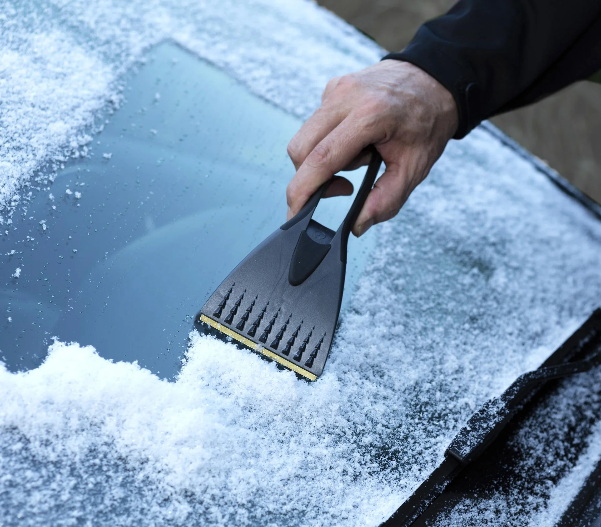 Eisschaber mit Messingklinge und K2-Handgriff, metallicfarben - 2