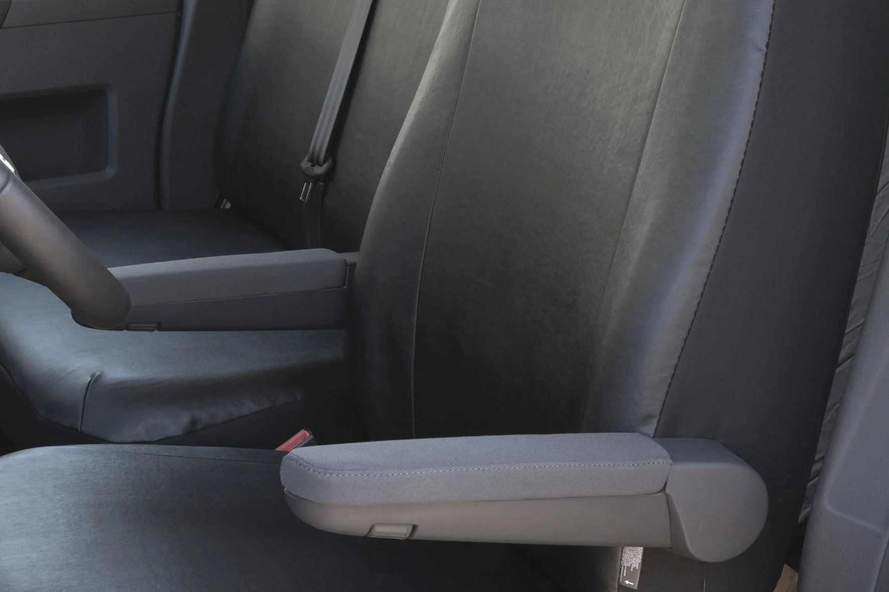 Passform Sitzbezüge für VW T5 für Einzelsitz vorne aus Kunstleder ab BJ 09/2009 bis heute - 2