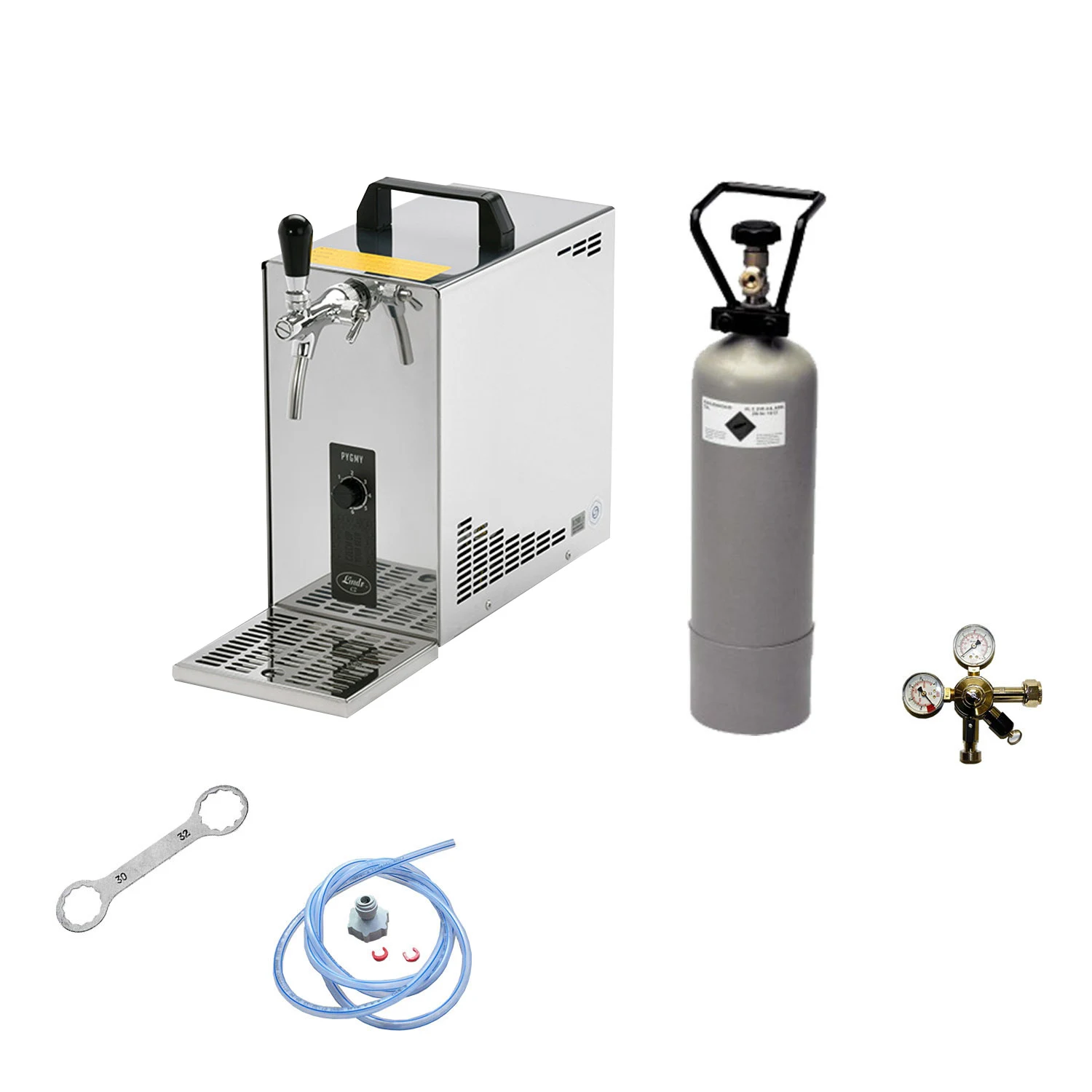 Komplett-Set-Zapfanlage--Bierzapfanlage--Bierkoffer--Durchlaufkuehler-PYGMY-25-1-leitig-Trockenkuehler--35-Liter-h-453682_14.jpg
