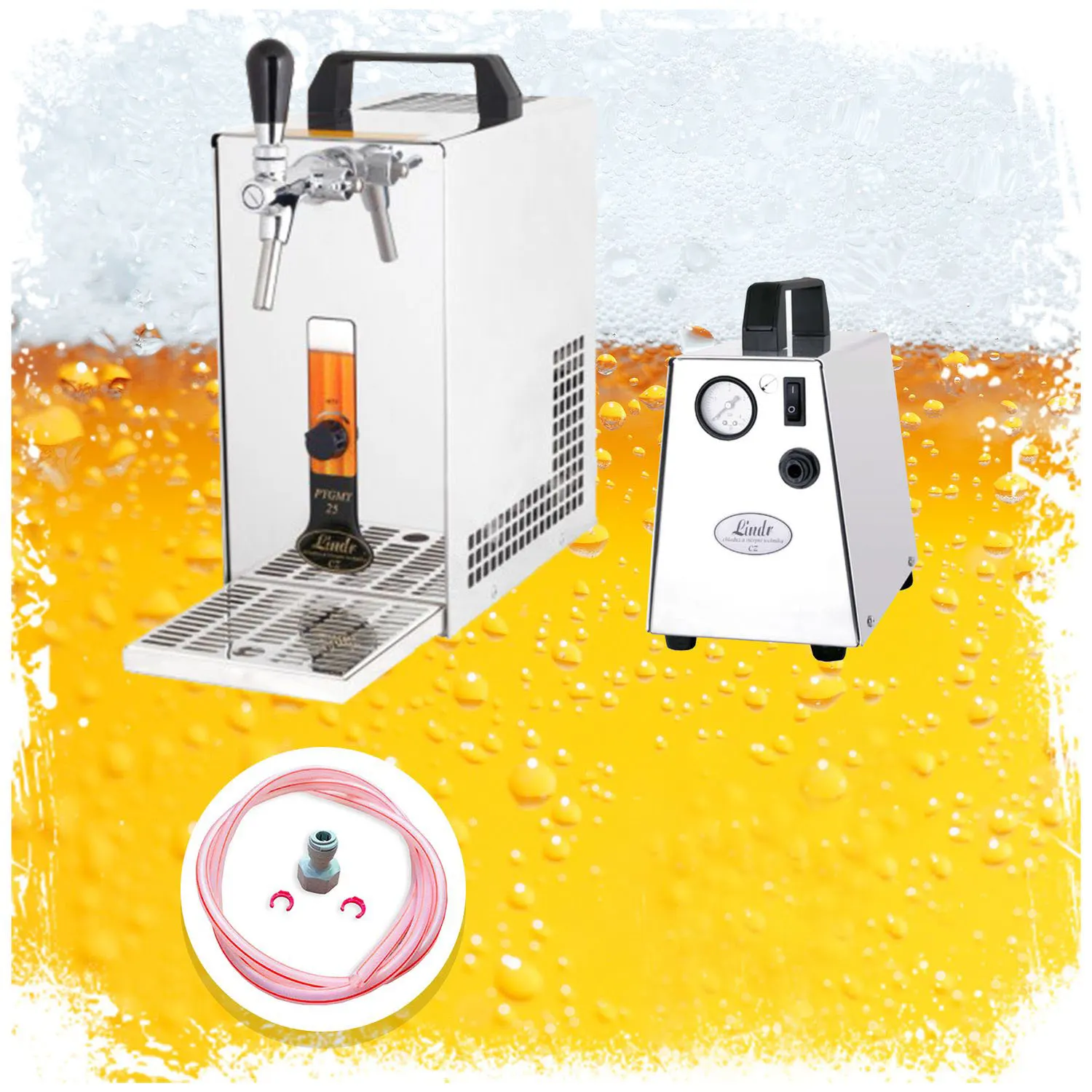 Komplett-Set-Zapfanlage--Bierkoffer--Durchlaufkuehler--Bierzapfanlage-PYGMY-25-1-leitig-Trockenkuehler--35-Liter-h-453717.jpg