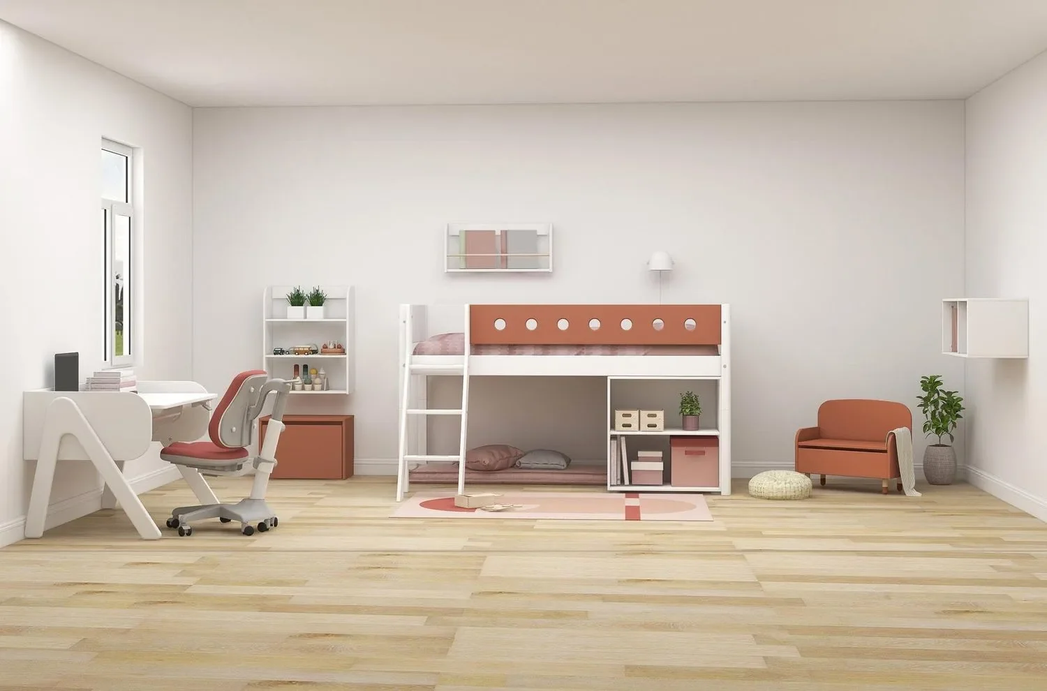 FLEXA-Halbhohes-Hochbett--Kinderbett-mit-Schraegleiter-MDF-und-Kiefer--90x200-cm--Absturzsicherung-99930809_11.jpg