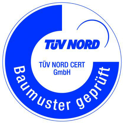 TÜV-Nord baumustergeprüft