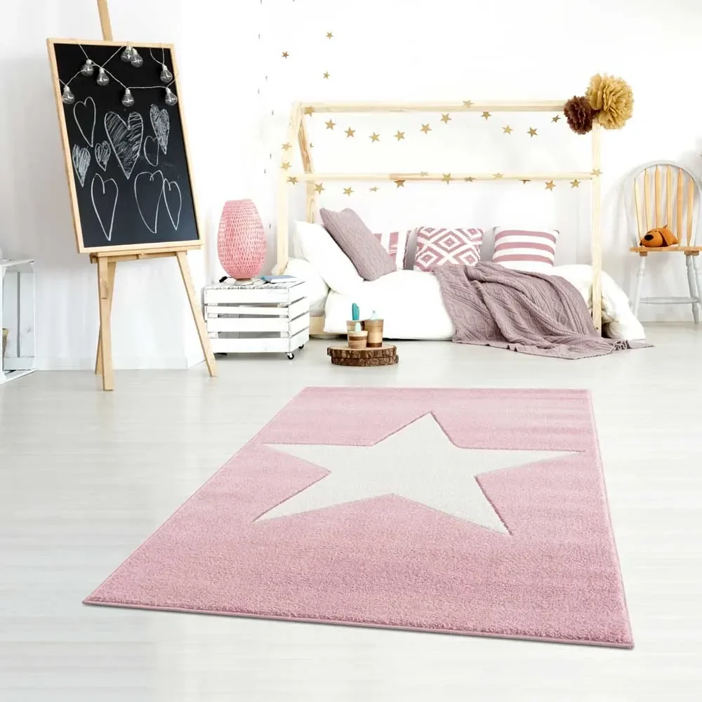Livone-Kinderteppich-Stern-weiss-auf-rosa-458666_1.jpg