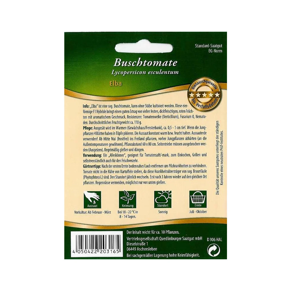 Buschtomate, Elba F1-0