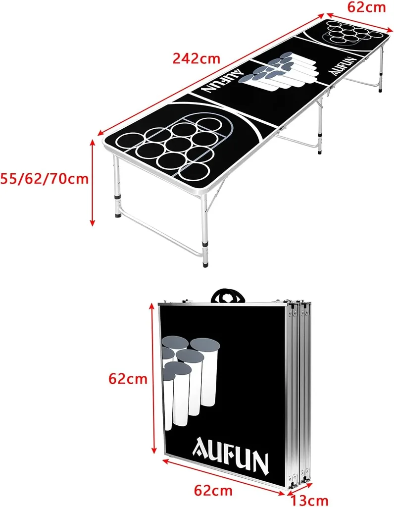 Beer-pong-tisch-fuer-Partys-mit-100-Bechern--5-Baellen--242x62-cm-schwarz-99924158_4.jpg