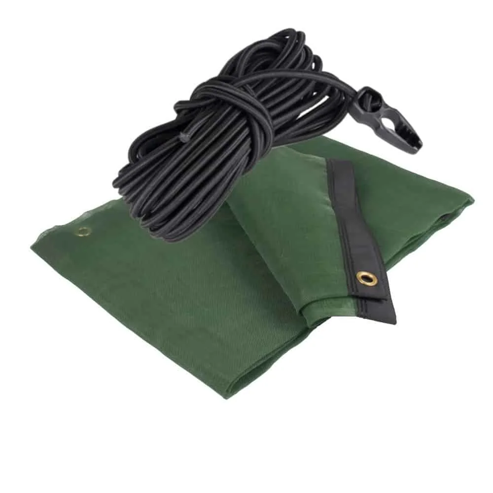 Sandkastenabdeckung Netz + Seil 2 x 2m (12m Expanderseil)-1