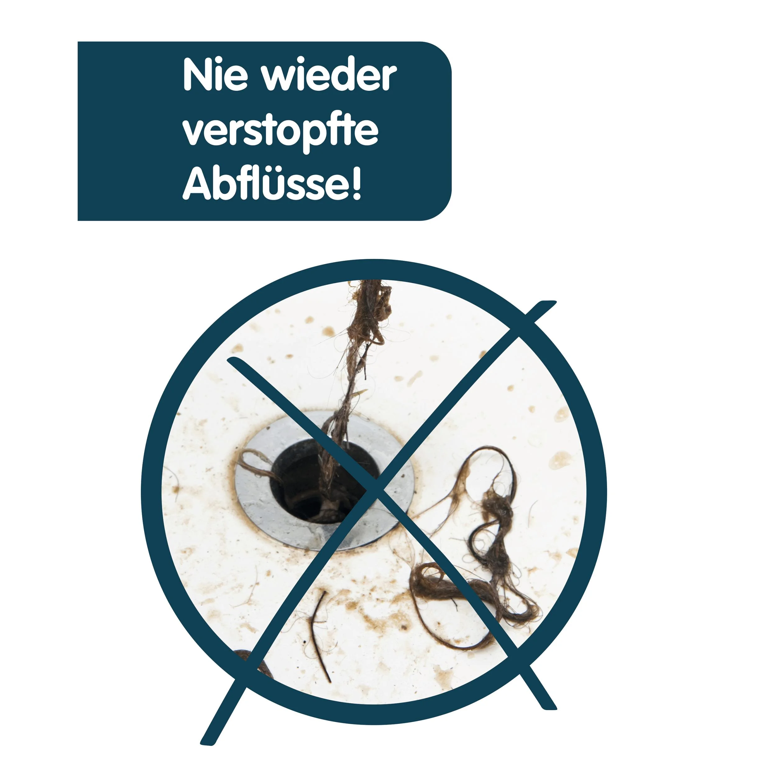 Abfluss-Fee LED-Abflussstopfen 4,5V weiß/chrom - 0