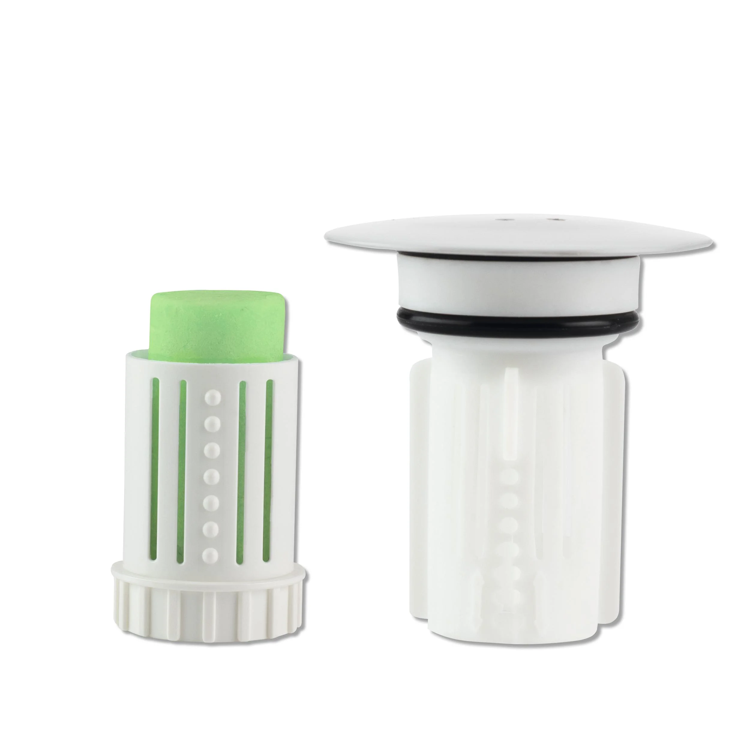 Abfluss-Fee LED-Abflussstopfen 4,5V weiß/chrom - 3