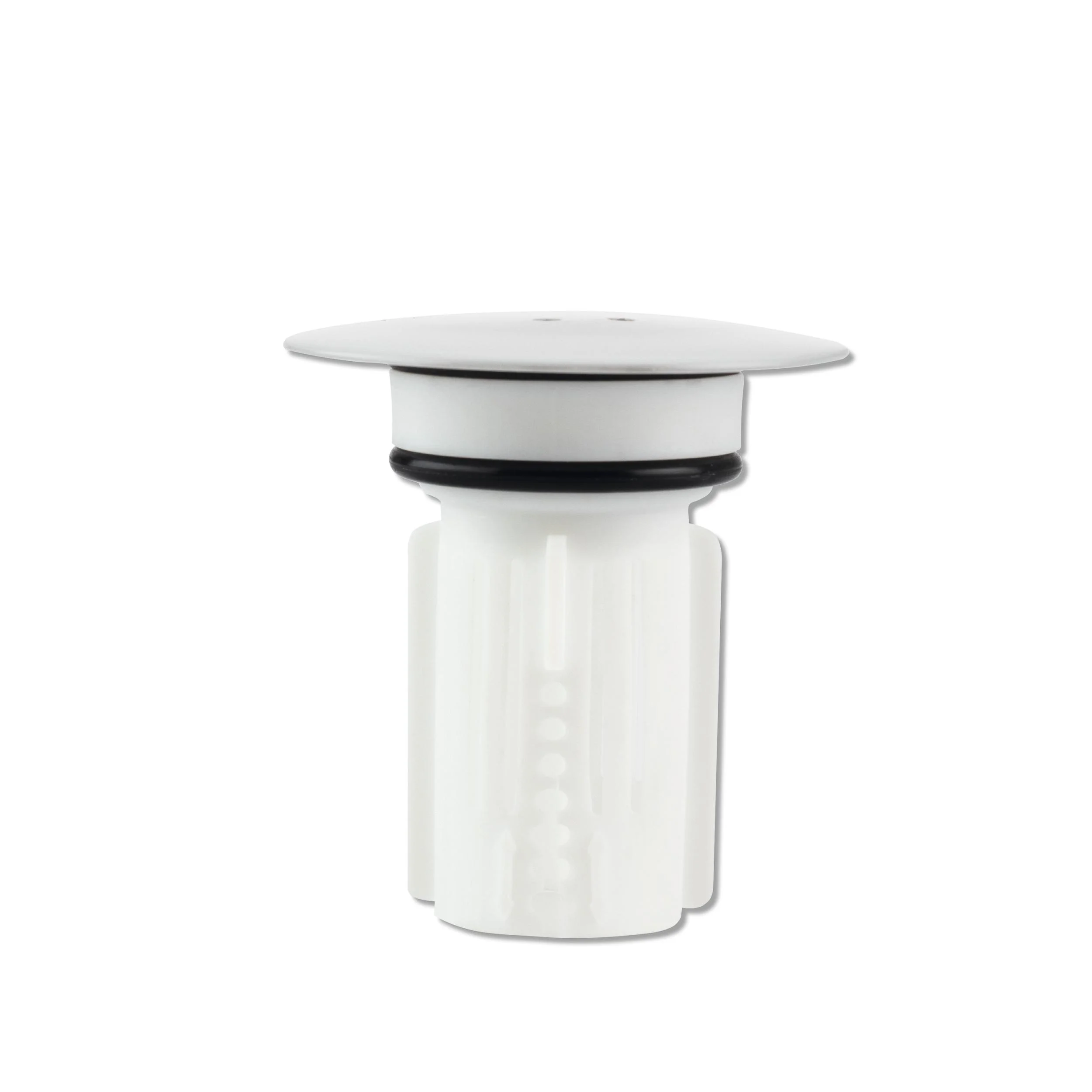 Abfluss-Fee LED-Abflussstopfen 4,5V weiß/chrom - 4