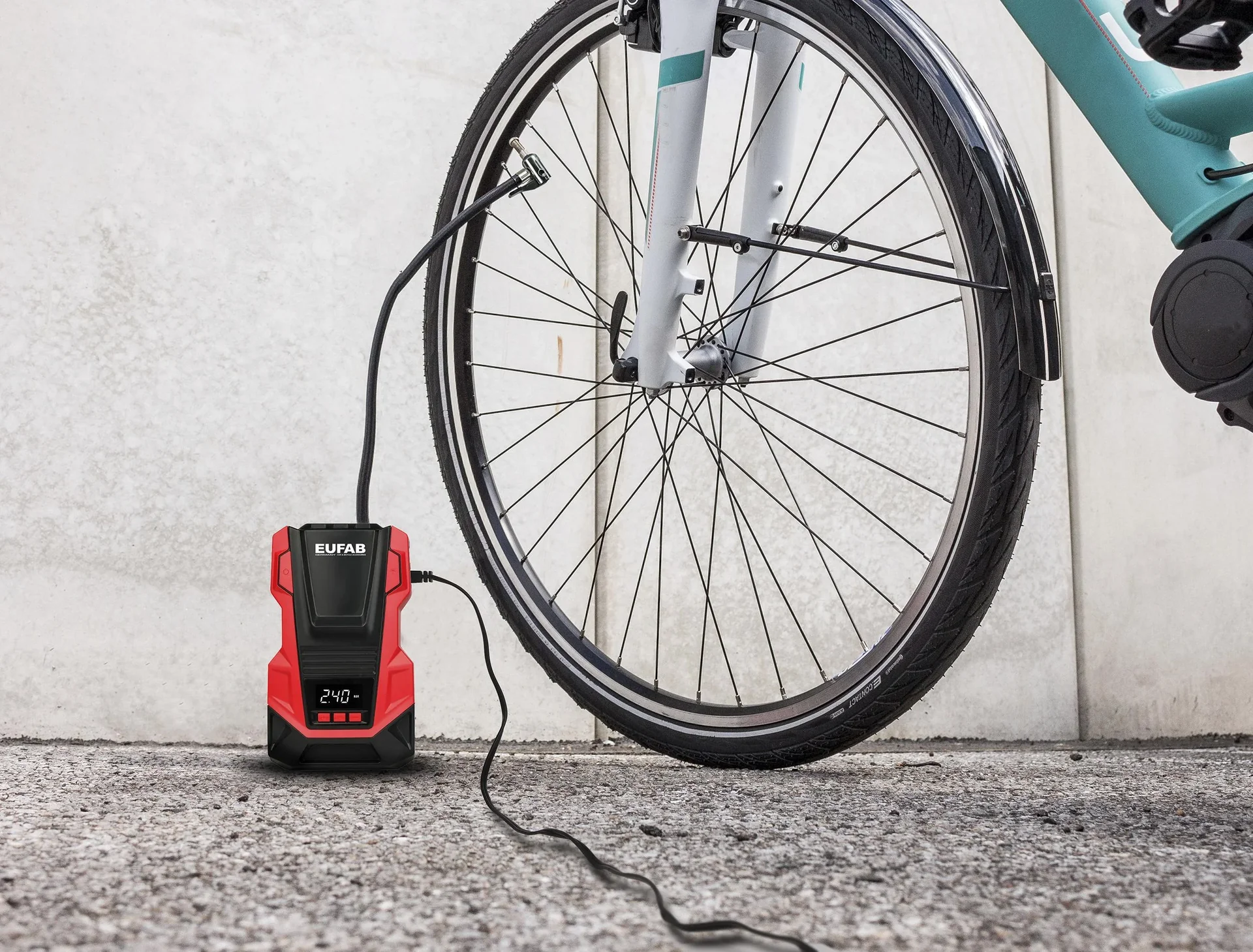 Dual Power Kompressor mit 12V und 230V Anschluss - 3