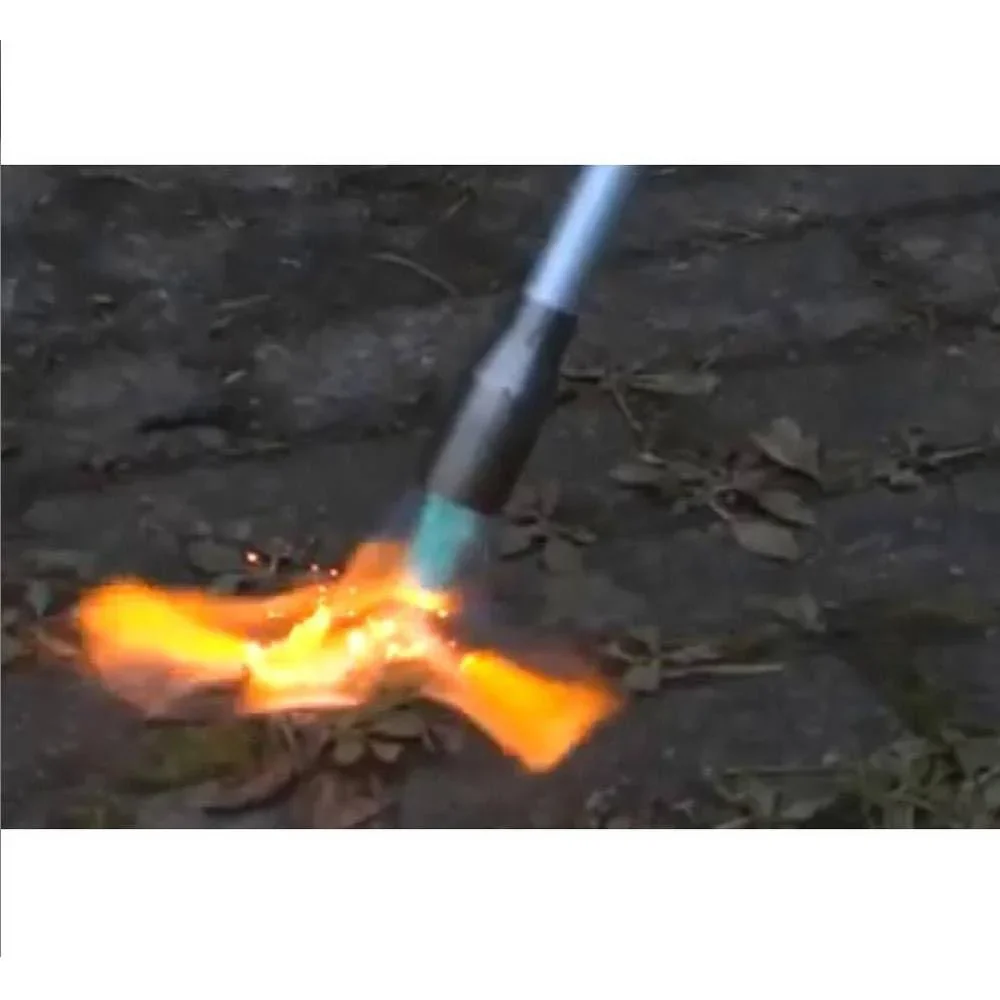 Eurom Unkrautbrenner - mit Piezo + viermal 600 ml. Gasflaschen - 1