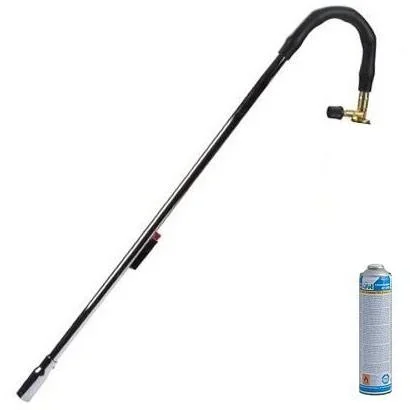 Eurom Unkrautbrenner - mit Piezo + viermal 600 ml. Gasflaschen - 4