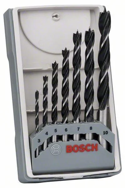 Holzbohrer-Set, 3 - 10 mm, 7-teilig - 0