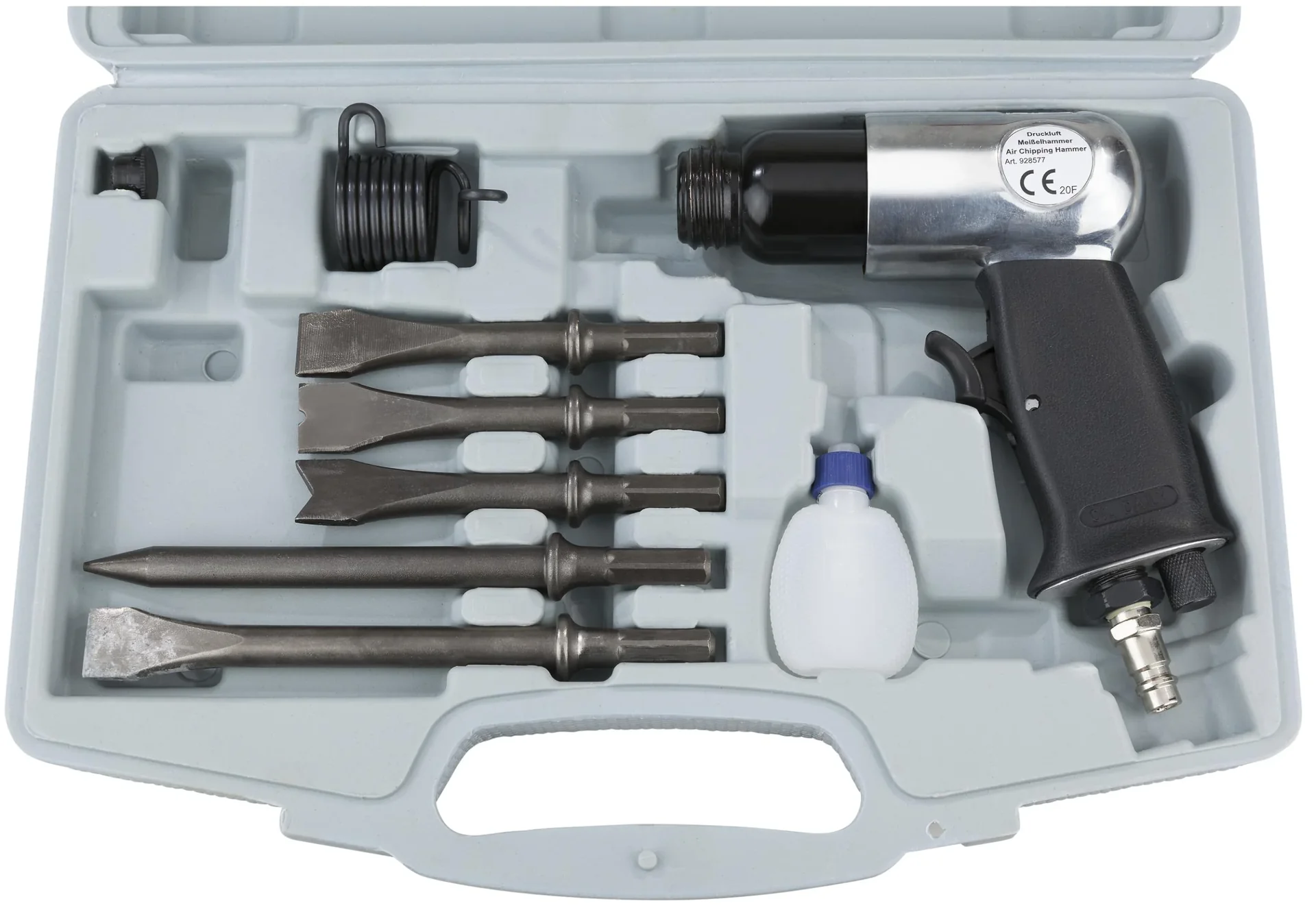 Druckluft-Meißenhammer-Set inklusive Zubehör - 1