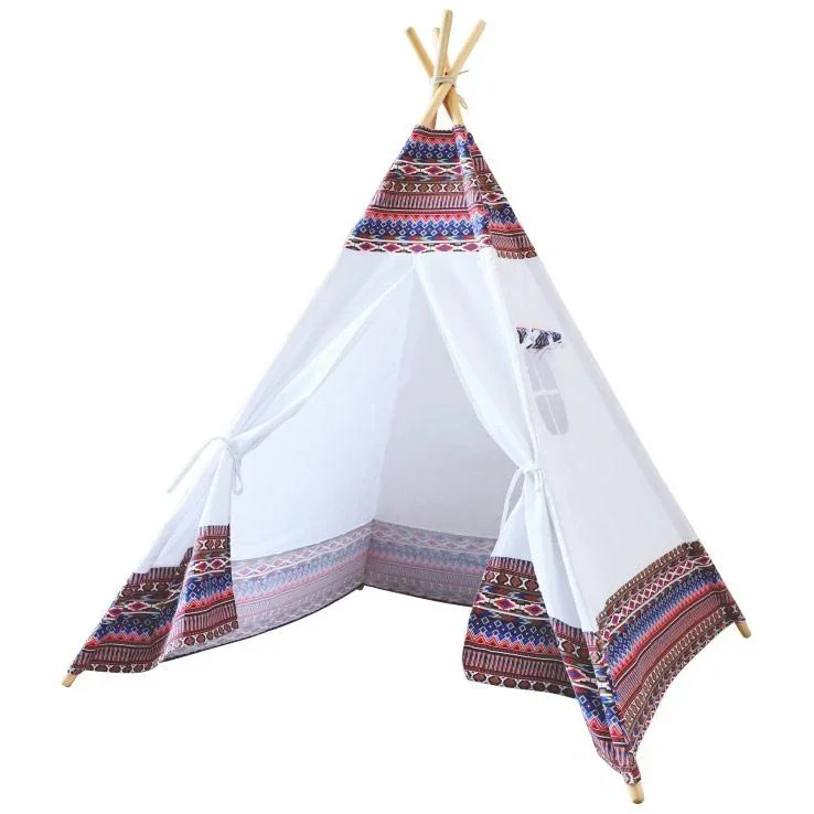Tipi Zelt Farbe LED Multi / Weiß - 5
