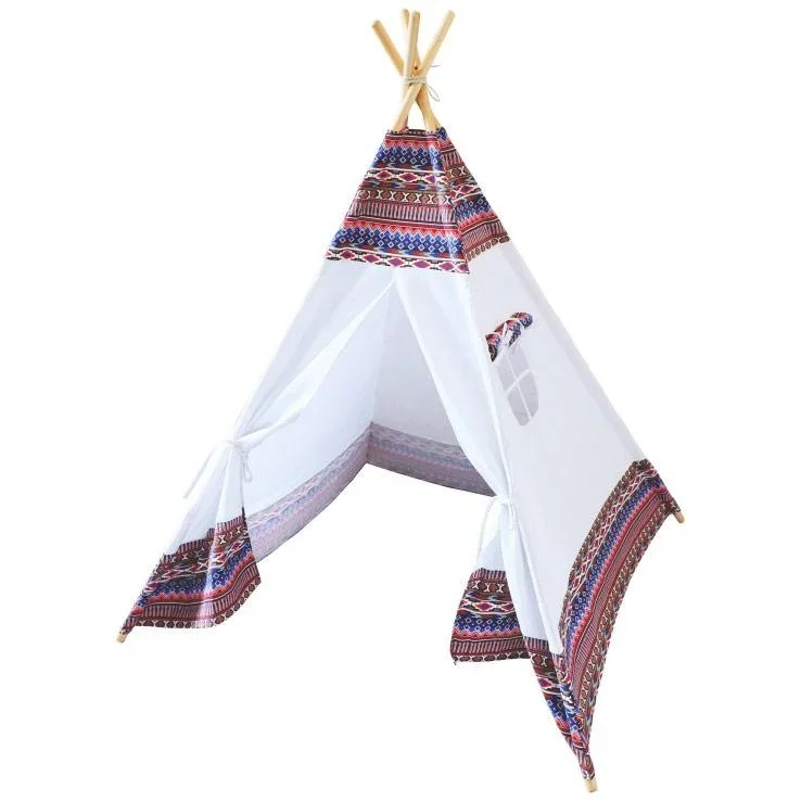 Tipi Zelt Farbe LED Multi / Weiß - 10