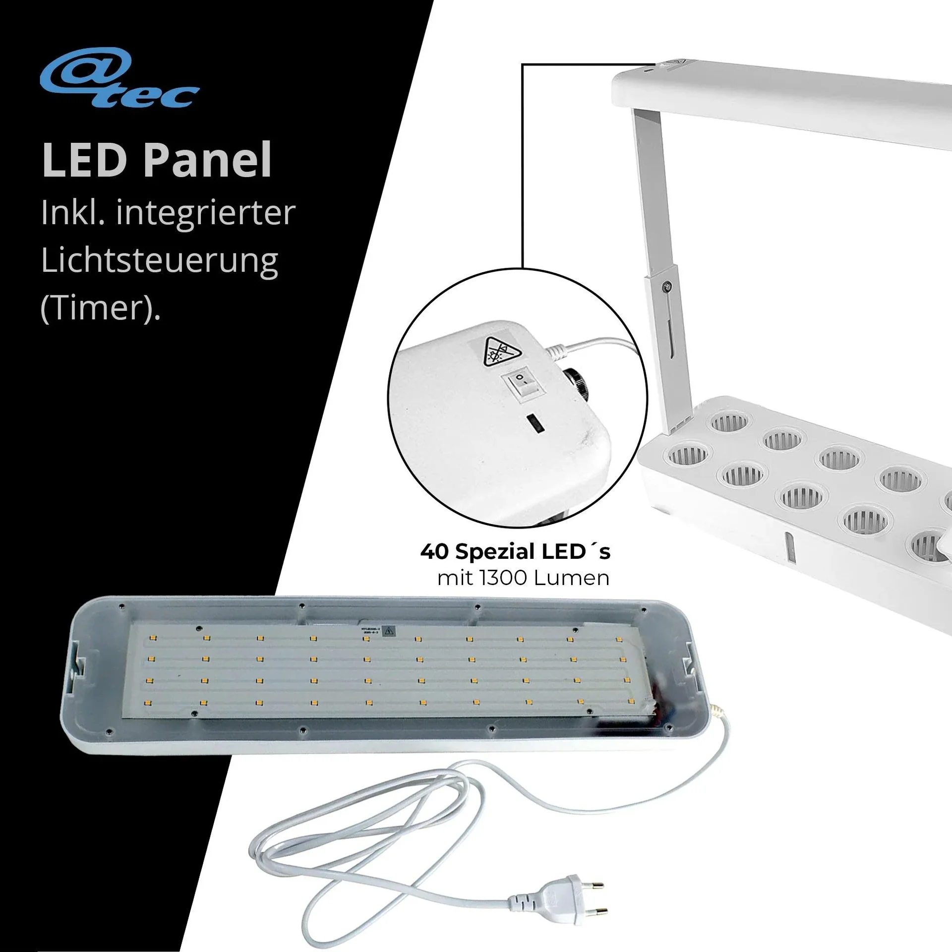 Pflanzenaufzuchtstation Zimmergewächshaus LED - 2