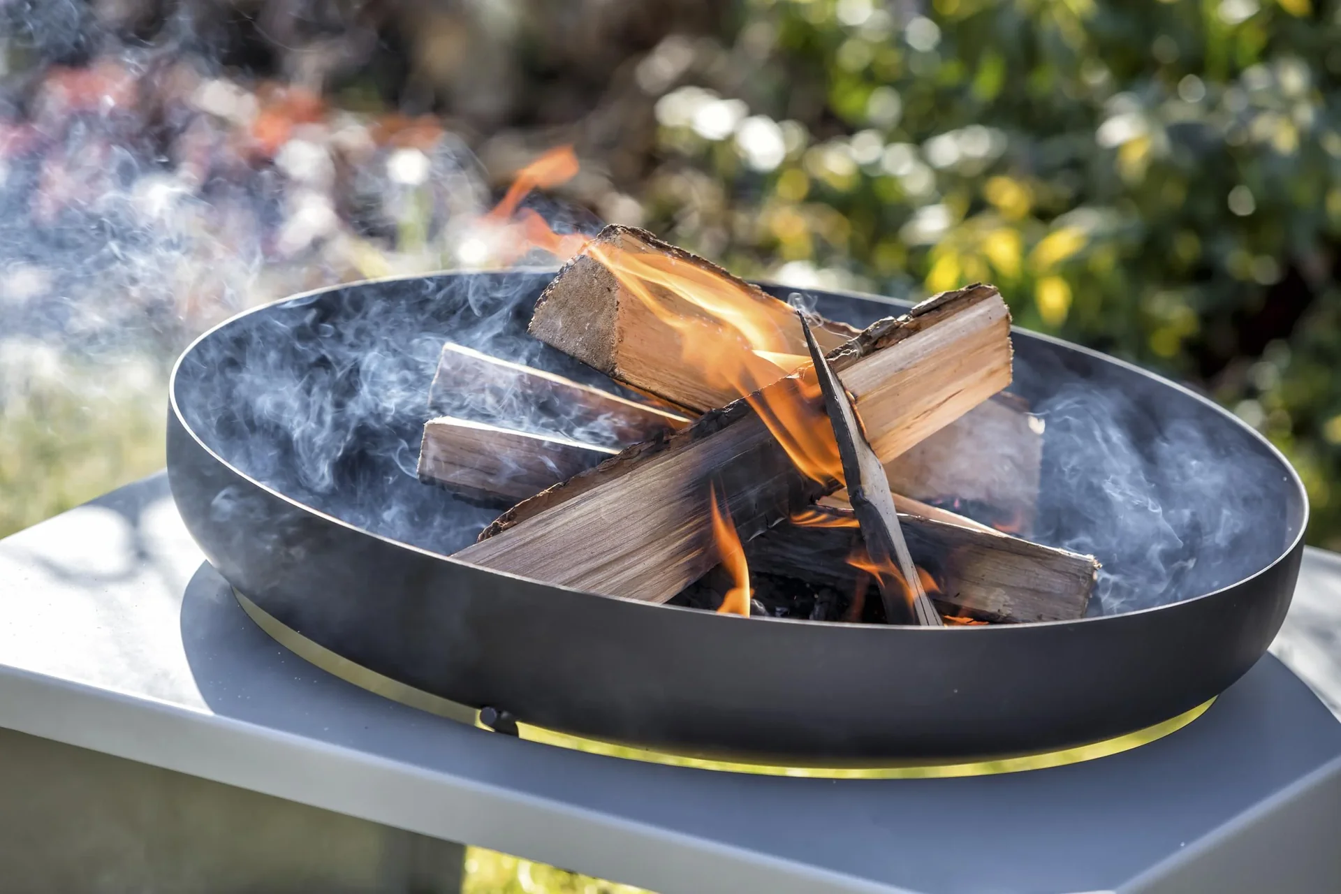 Feuerschale Moderne, mit Grillrost - 2